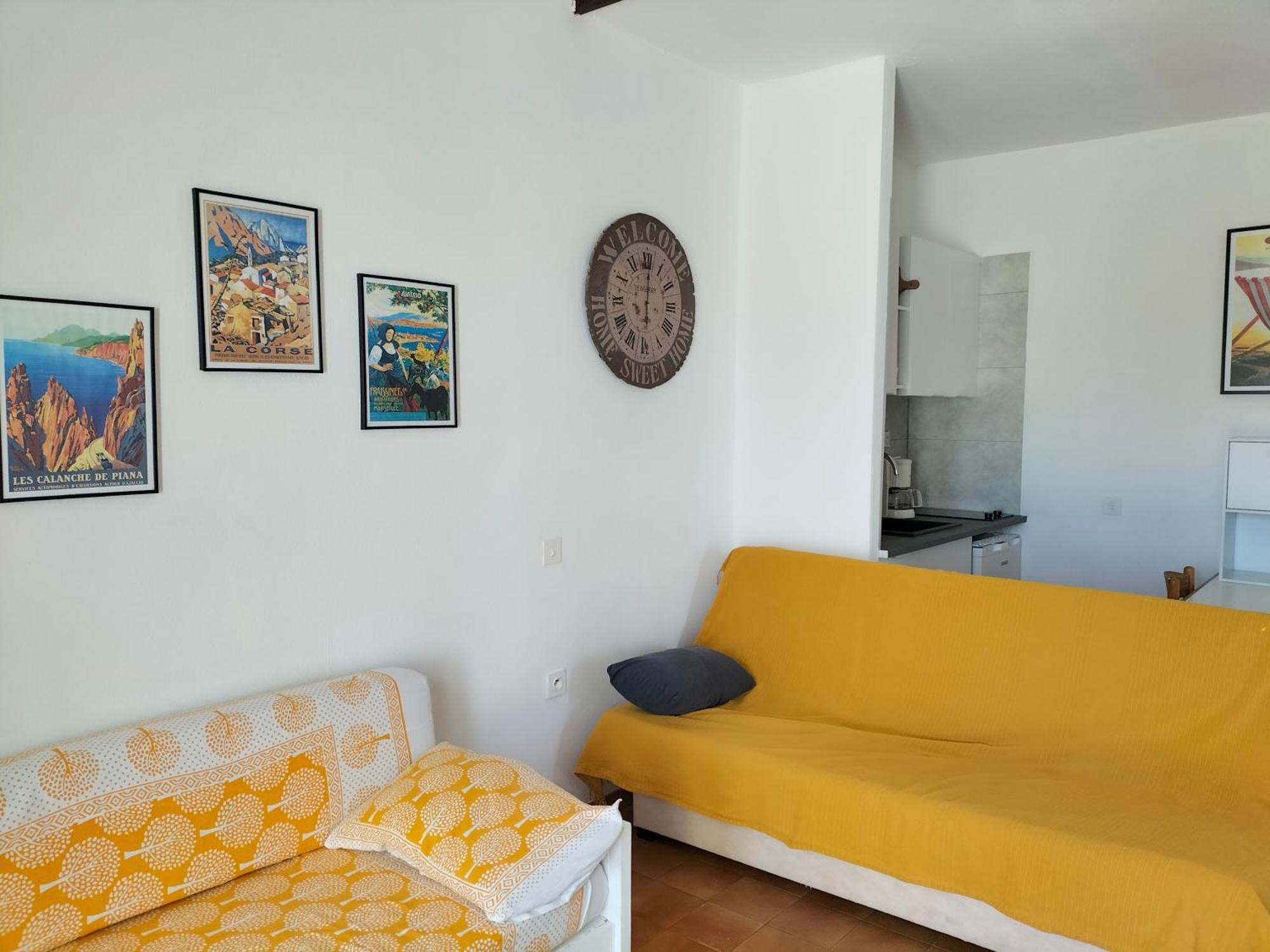Studio Vue Mer A Porticcio Proche Aeroport Ajaccio Eksteriør bilde